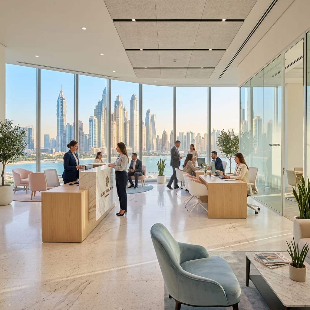 Luxury Banking Office in Dubai