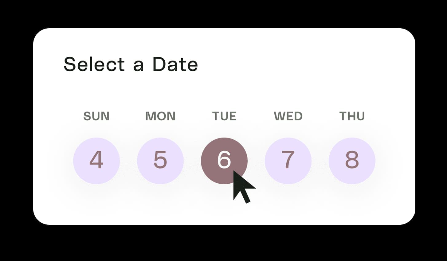 Select a Date