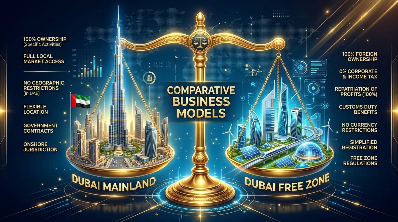 Dubai Free Zone vs. Mainland: Which is Right for Your Business?